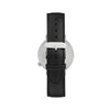 Silver & White Watch<br>+ Black Leather Band<br>+ Tan Leather Band