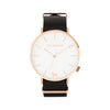 White Rose Watch<br>+ Blush Pink Leather Band<br>+ Black Nato Band