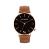 Black Rose Watch<br>+ Black Nato Band<br>+ Tan Leather Band