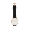 White Rose Watch<br>+ Black Leather Band<br>+ Black Leather Band