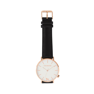 White Rose Watch<br>+ Black Leather Band<br>+ Camel Leather Band