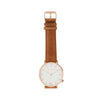 Rose Gold & White,Leather,Tan