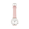 Silver & White Watch<br>+ Tan Leather Band<br>+ Blush Pink Leather Band
