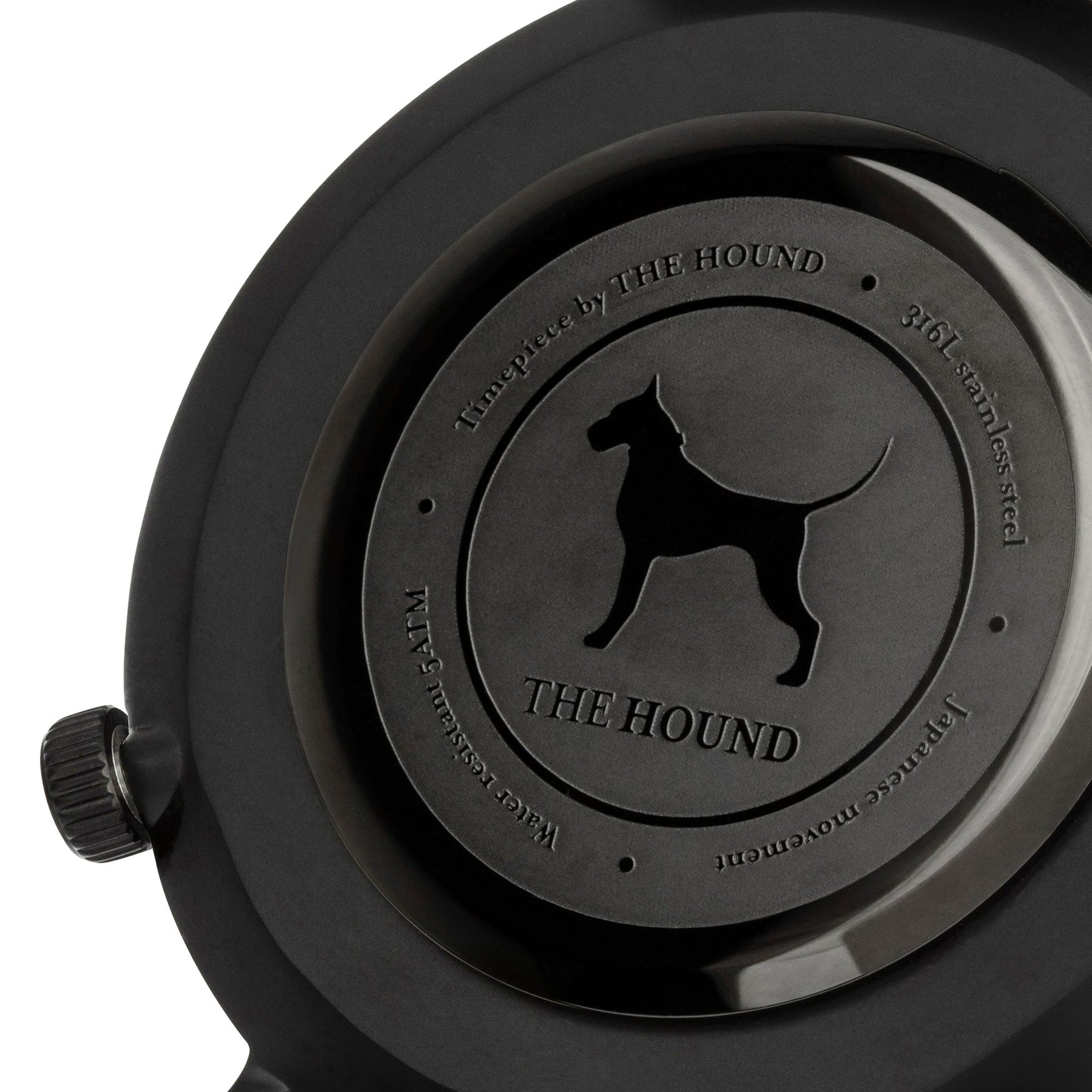 Gift Set - Matte Black Watch with Black Nato Band