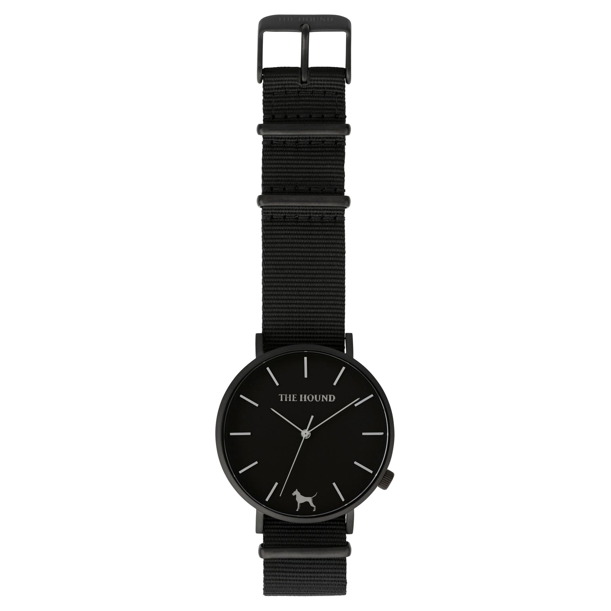 Extra Watch - Matte Black & Black Nato