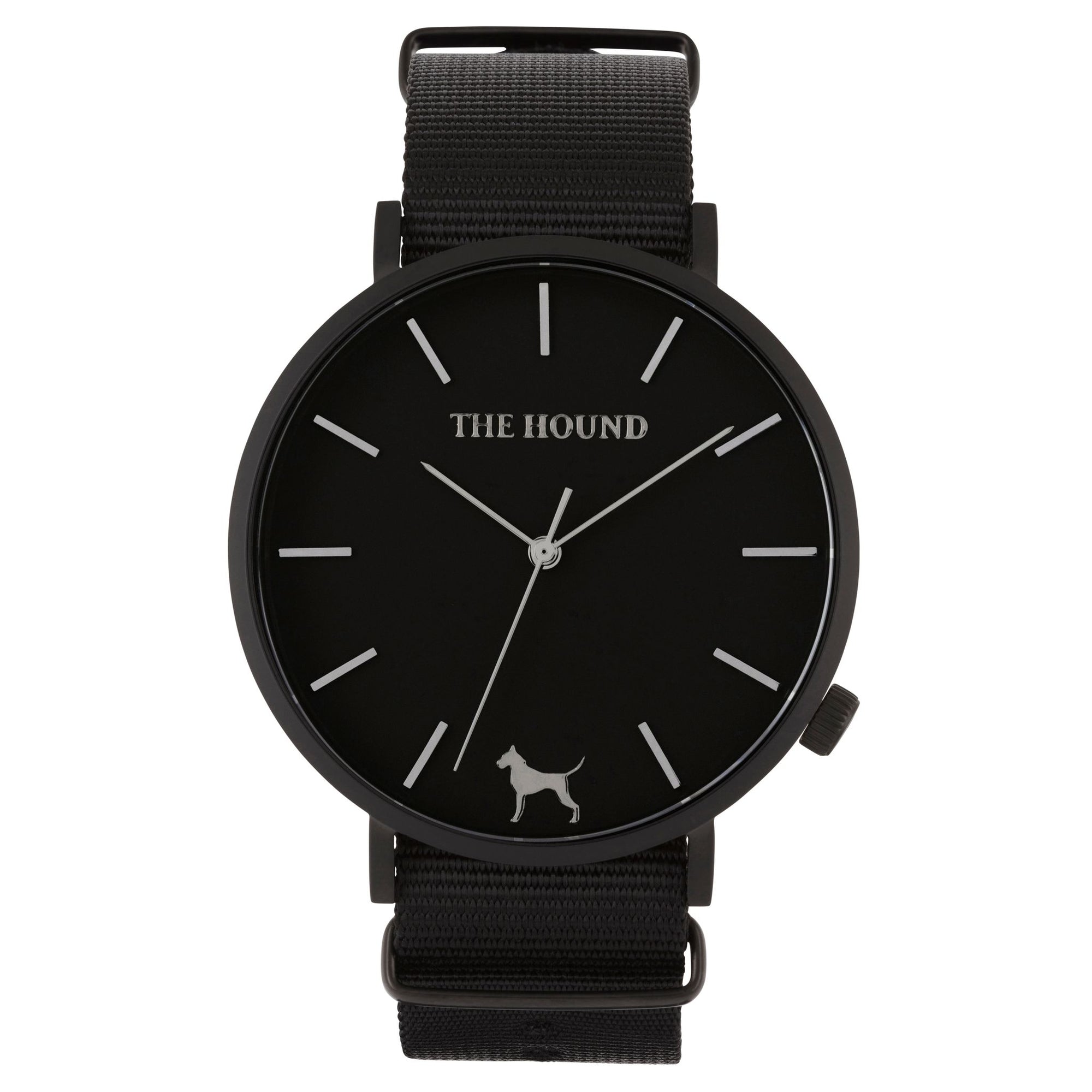Gift Set - Matte Black Watch with Black Nato Band