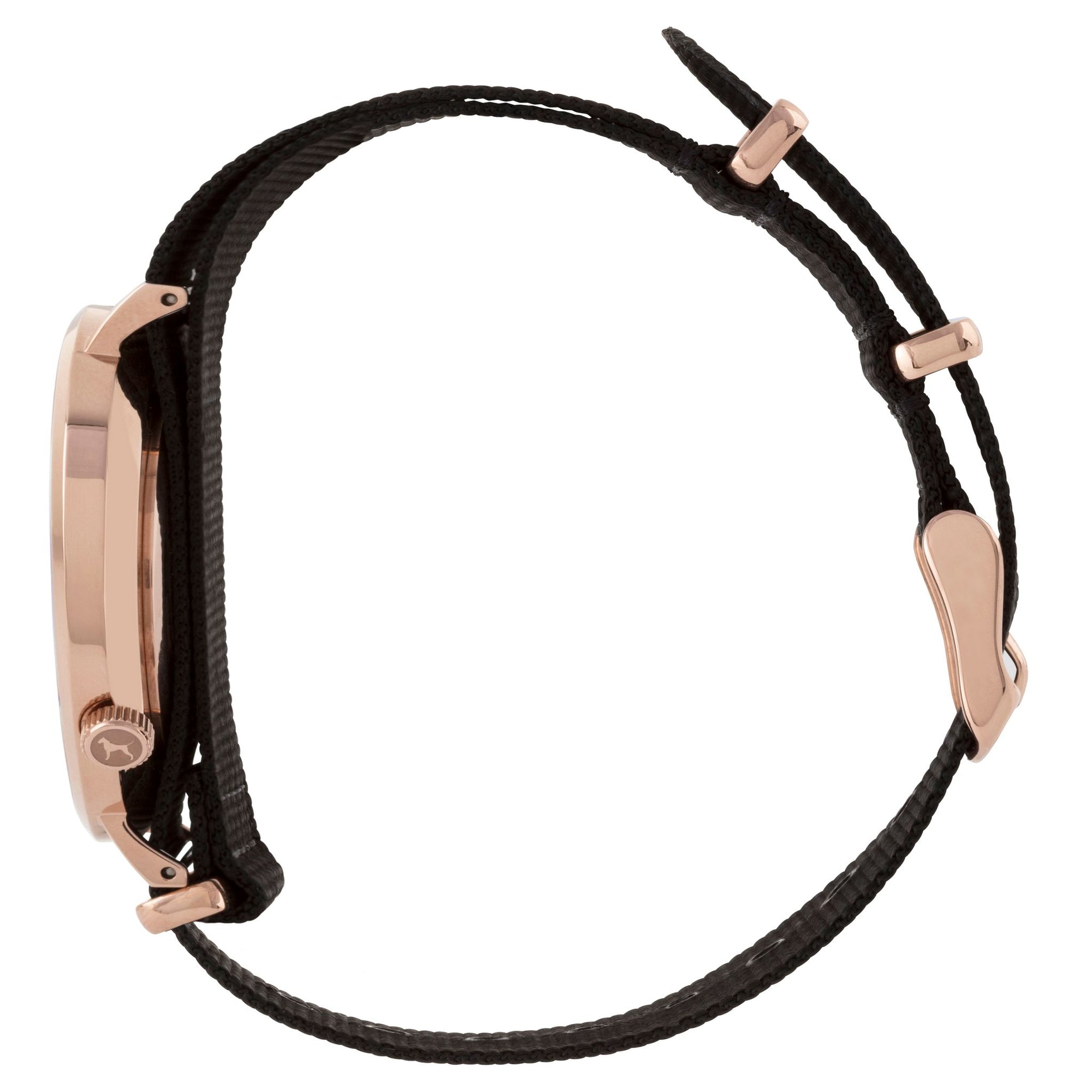 Gift Set - Black Rose Watch with Black Nato Band