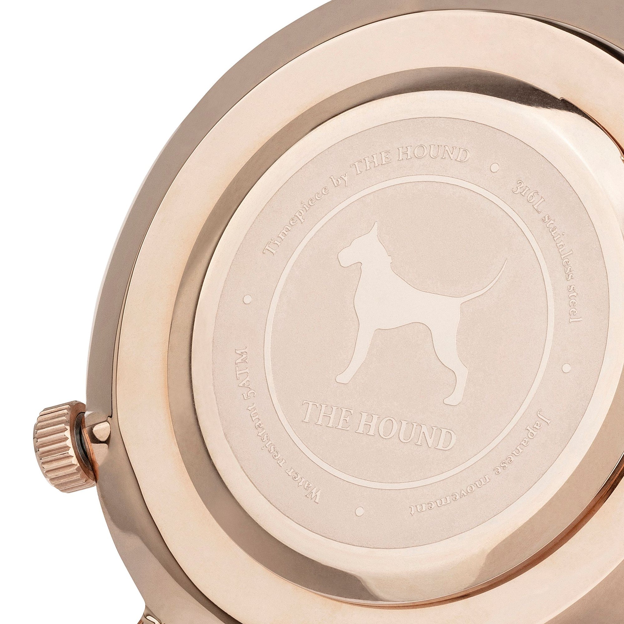 Extra Watch - Black Rose & Blush Pink Leather