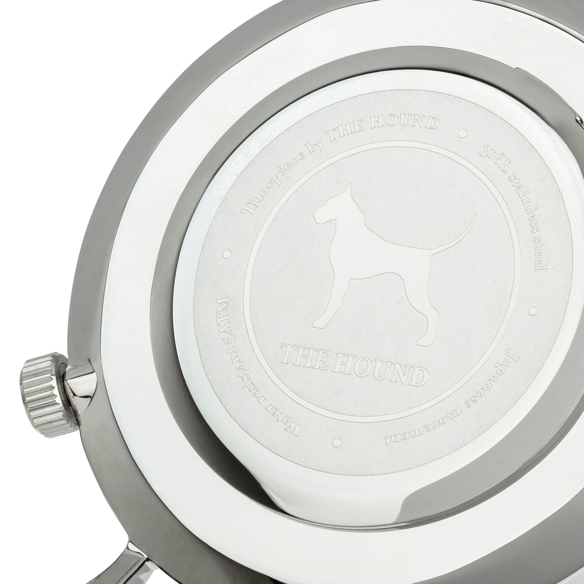 Gift Set - Silver Watch with Tan Leather Band