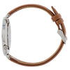 Extra Watch - Silver & Tan Leather
