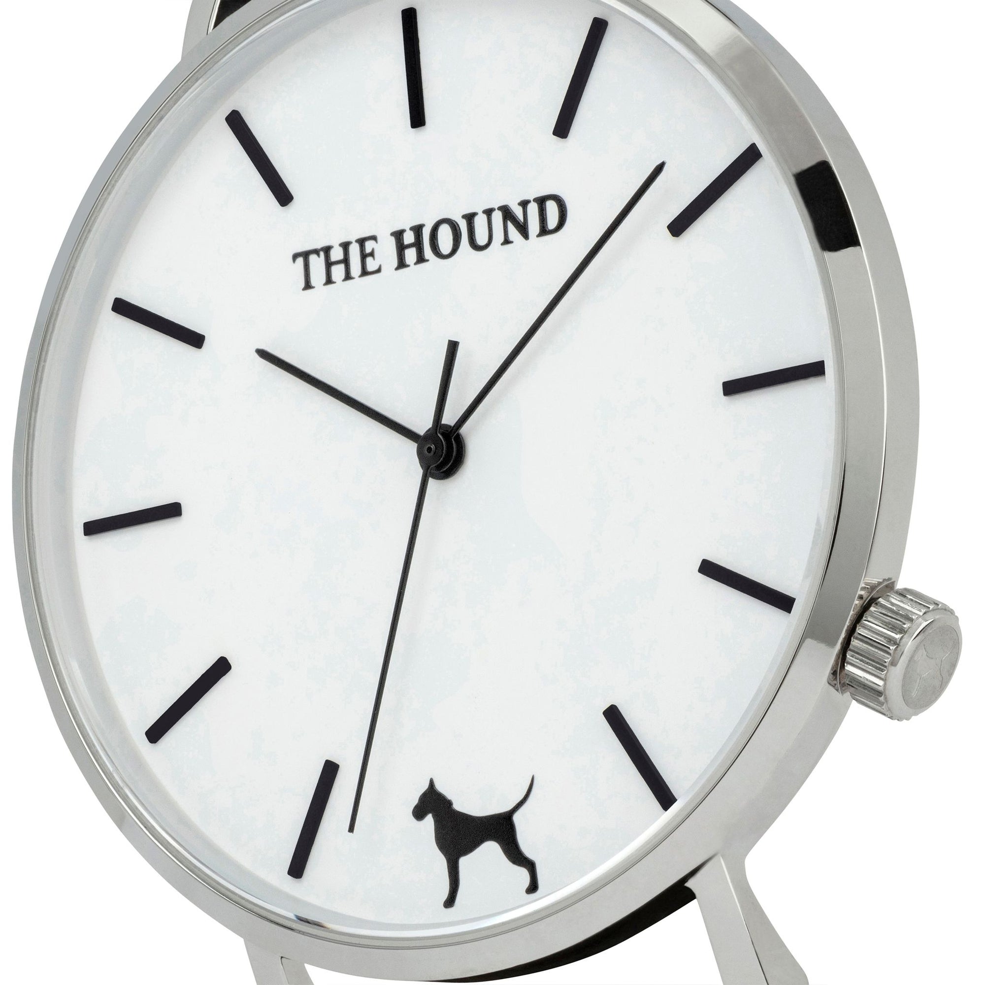 Extra Watch - Silver & Camel Leather