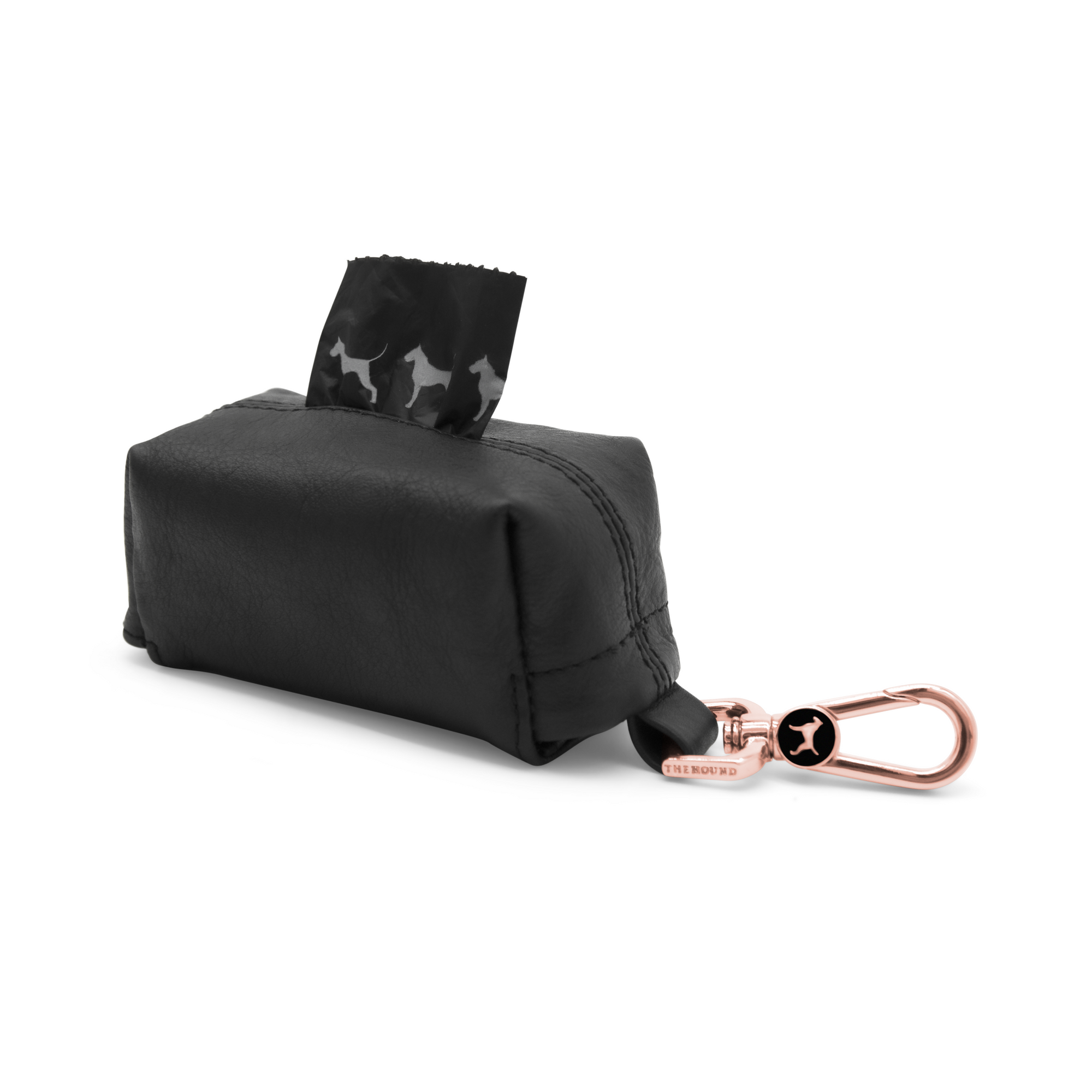 Black rose top gold bag